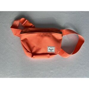 Herschel Supply Co. Orange Zippered‎ Fanny Pack Adjustable Crossbody Belt Bag